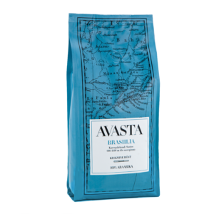 Värskelt röstitud AVASTA Brasiilia kohvioad on keskmise röstiga, 100% araabika.